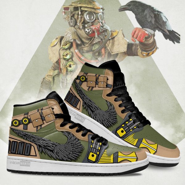Bloodhound Apex Legends J1 Sneakers Custom For For Gamer 1 - Perfectivy