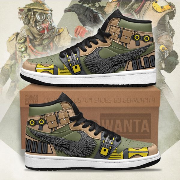 Bloodhound Apex Legends J1 Sneakers Custom For For Gamer 2 - Perfectivy