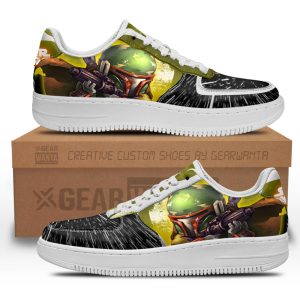 Boba Fett Air Sneakers Custom Star Wars Shoes 2 - PerfectIvy