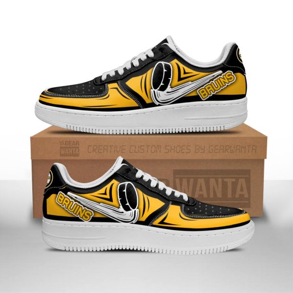 Boston Bruins Air Shoes Custom Naf Sneakers For Fans-Gearsnkrs