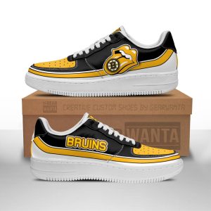Boston Bruins Air Sneakers Custom Force Shoes Sexy Lips For Fans-Gear Wanta