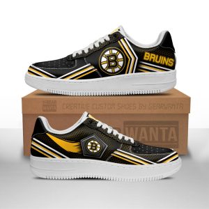 Boston Bruins Air Sneakers Custom Force Shoes For Fans-Gear Wanta