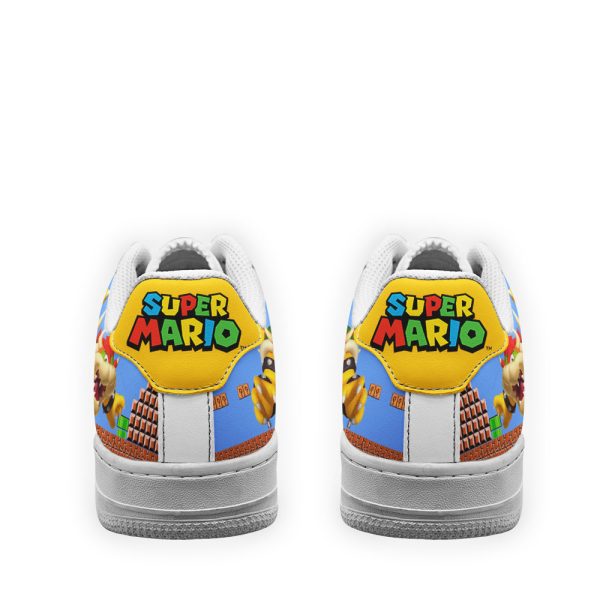 Bowser Super Mario Air Sneakers Custom For Gamer Shoes 3 - Perfectivy