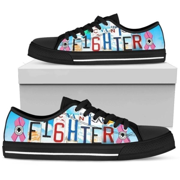 Breast Cancer Fighter Women'S Sneakers Style Gift Nh08-Gearsnkrs
