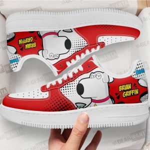Brian Griffin Family Guy Air Sneakers Custom Cartoon Shoes 1 - PerfectIvy