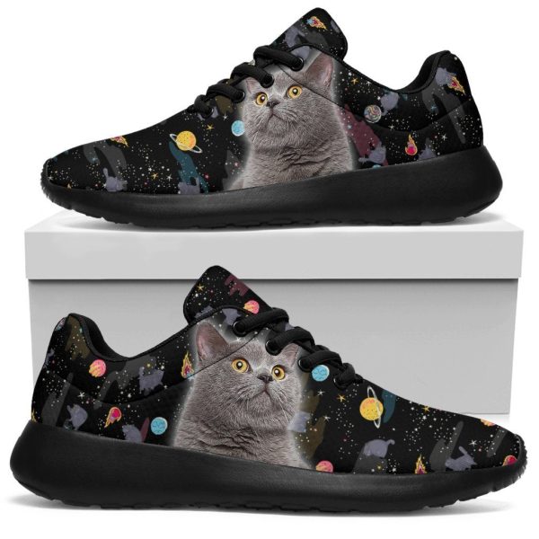 British Shorthair Cat Sneakers Sporty Shoes For Cat Lover-Gearsnkrs