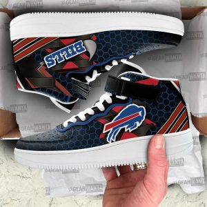 Buffalo Bills Sneakers Custom Air Mid Shoes For Fans-Gearsnkrs
