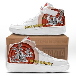 Bugs Bunny Air Mid Shoes Custom Looney Tunes Sneakers-Gear Wanta