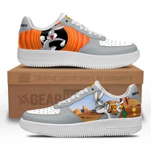 Bugs Bunny Looney Tunes Custom Air Sneakers QD14 1 - PerfectIvy