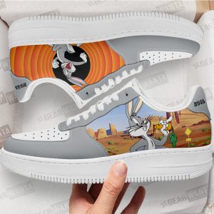 Bugs Bunny Looney Tunes Custom Air Sneakers QD14 2 - PerfectIvy