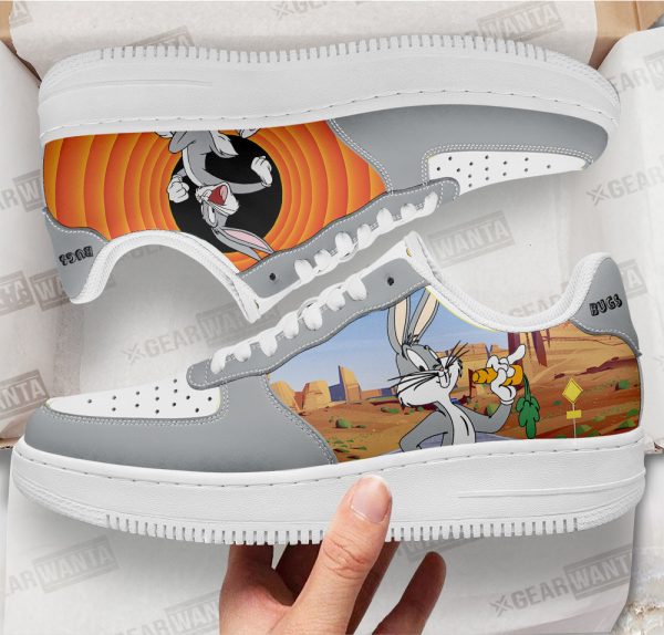 Bugs Bunny Looney Tunes Custom Air Sneakers Qd14 2 - Perfectivy