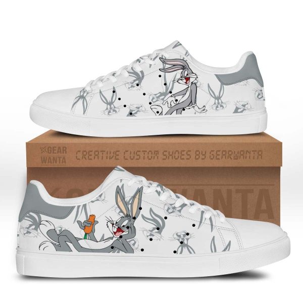 Bugs Bunny Skate Shoes Custom Looney Tunes Cartoon Shoes-Gearsnkrs