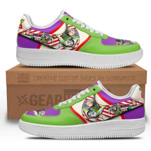 Buzz Lightyear Toy Story Air Sneakers Custom Cartoon Shoes 2 - PerfectIvy