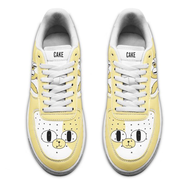 Cake The Cat Air Sneakers Custom Adventure Time Shoes 4 - Perfectivy