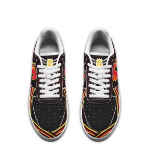 Calgary Flames Air Sneakers Custom Force Shoes For Fans-Gearsnkrs