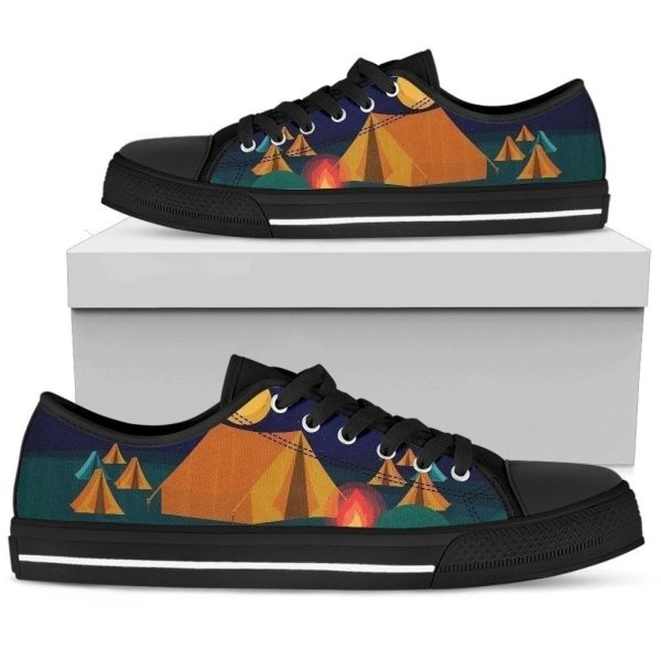 Camping Lover Men'S Sneakers Low Top Shoes Gift Nh09-Gearsnkrs