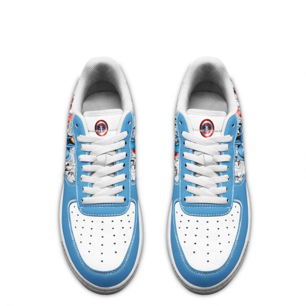 Captain America Air Sneakers Custom Comic Shoes 4 - Perfectivy