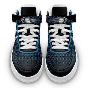 Carolina Panthers Sneakers Custom Air Mid Shoes For Fans-Gearsnkrs
