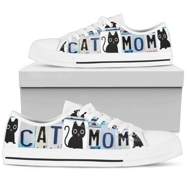 Cat Mom Funny Cat Lover Women'S Sneakers Style Nh08-Gearsnkrs