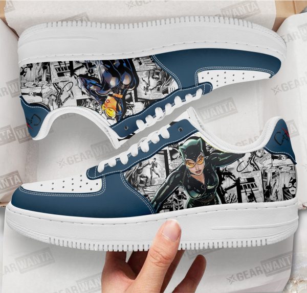 Catwoman Air Sneakers Custom Comic Shoes 1 - Perfectivy