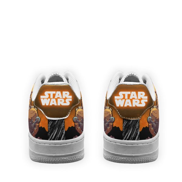 Chewbacca Air Sneakers Custom Star Wars Shoes 4 - Perfectivy