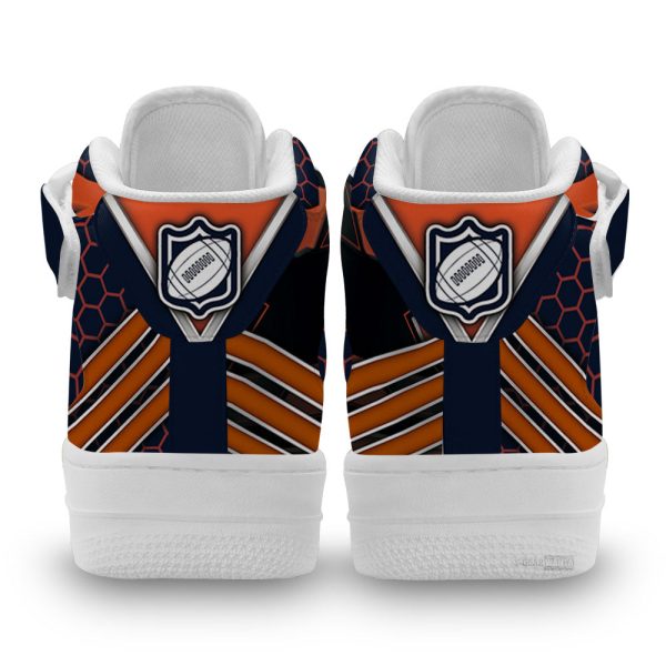 Chicago Bears Sneakers Custom Air Mid Shoes For Fans-Gearsnkrs