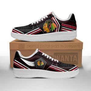 Chicago Blackhawks Air Sneakers Custom Force Shoes For Fans-Gear Wanta