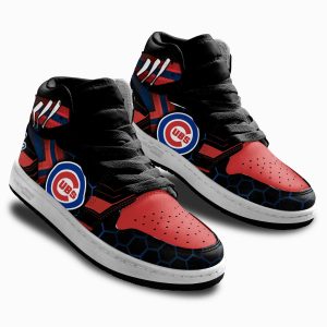 Chicago Cubs Football Team Kid Sneakers Custom For Kids 2 - PerfectIvy