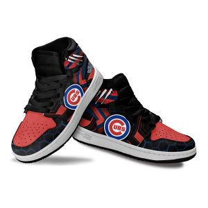 Chicago Cubs Football Team Kid Sneakers Custom For Kids 3 - Perfectivy