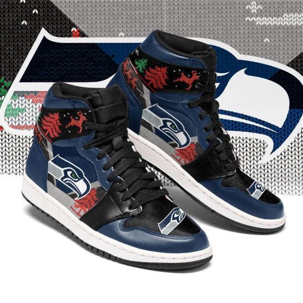 Christmas Seattle Seahawks Custom Shoes Sneakers Sn-Gearsnkrs