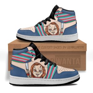 Chucky The Child's Play Series Kid Sneakers Custom For Kids 1 - PerfectIvy