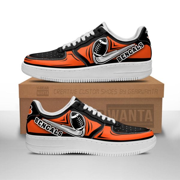 Cincinnati Bengals Air Shoes Custom Naf Sneakers For Fans-Gearsnkrs