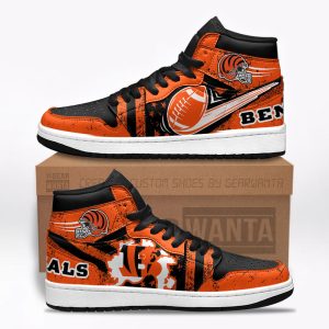 Cincinnati Bengals Football Team J1 Shoes Custom For Fans Sneakers TT13 1 - PerfectIvy