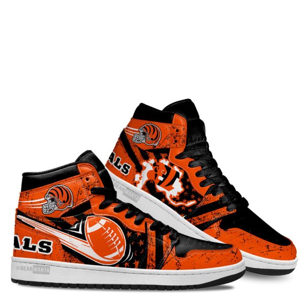 Cincinnati Bengals Football Team J1 Shoes Custom For Fans Sneakers Tt13 3 - Perfectivy