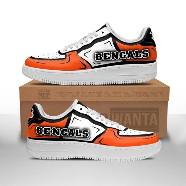 Cincinnati Bengals Air Sneakers Custom Naf Shoes For Fan-Gearsnkrs