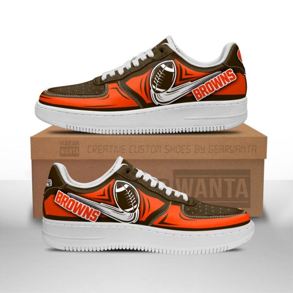 Cleveland Browns Air Shoes Custom Naf Sneakers For Fans-Gearsnkrs