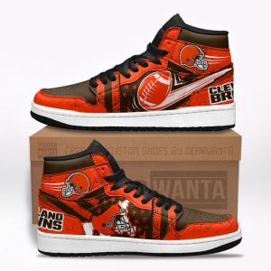 Cleveland Browns Football Team J1 Shoes Custom For Fans Sneakers TT13 1 - PerfectIvy