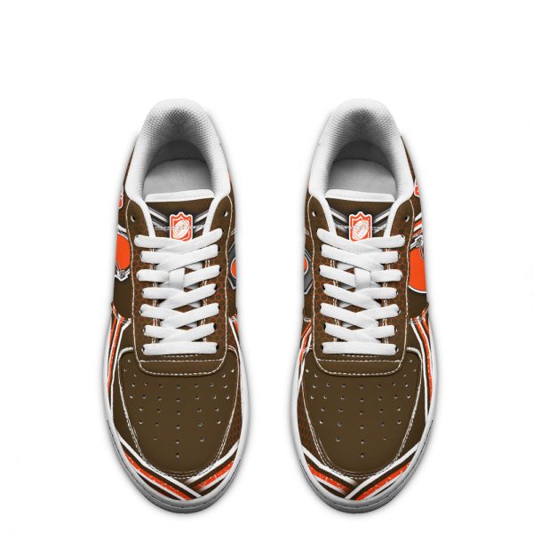 Cleveland Browns Air Sneakers Custom Force Shoes For Fans-Gearsnkrs