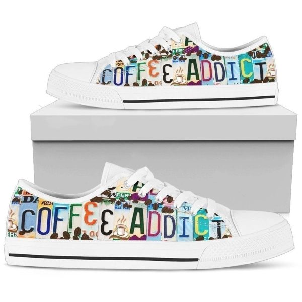 Coffee Addict Women'S Sneakers Style Nh08-Gearsnkrs