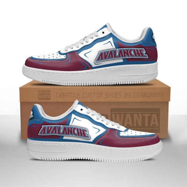 Colorado Avalanche Air Sneakers Custom Naf Shoes For Fan-Gearsnkrs