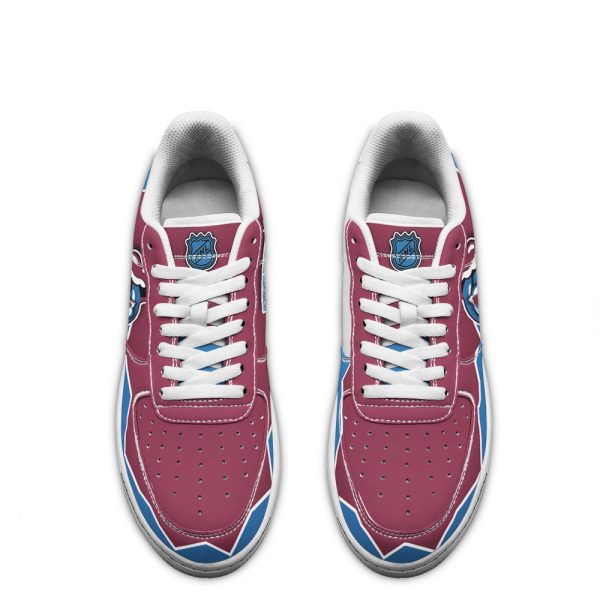 Colorado Avalanche Air Sneakers Custom Force Shoes Sexy Lips For Fans-Gearsnkrs