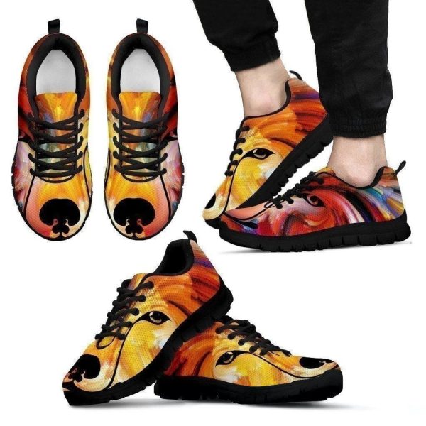 Colorful Wolf Sneakers For Men Women Kid Wolf Lover-Gearsnkrs