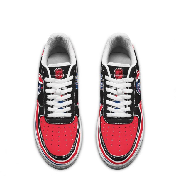 Columbus Blue Jackets Air Sneakers Custom Force Shoes Sexy Lips For Fans-Gearsnkrs