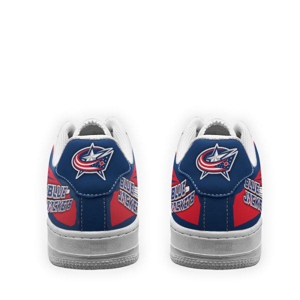 Columbus Blue Jackets Air Shoes Custom Naf Sneakers For Fans-Gearsnkrs