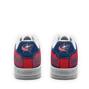 Columbus Blue Jackets Air Sneakers Custom Naf Shoes For Fan-Gearsnkrs