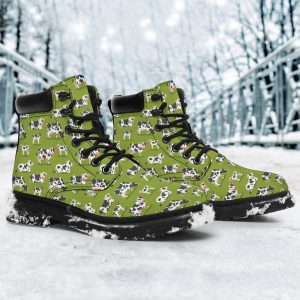 Cow Boots Animal Custom Shoes Funny For Cow Lover-Gearsnkrs