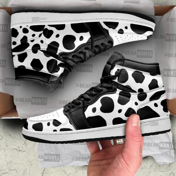 Cow Diary Skin J1 Sneakers Custom 1 - Perfectivy