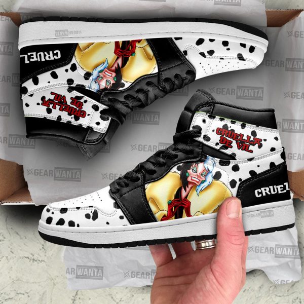 Cruella De Vil J1 Shoes Custom For Cartoon Fans Sneakers Pt04 2 - Perfectivy