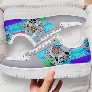 Cycborg Air Sneakers Custom Teen Titan Go Cartoon Shoes 1 - PerfectIvy
