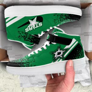 D Stars Air Mid Shoes Custom Hockey Sneakers Fans-Gear Wanta
